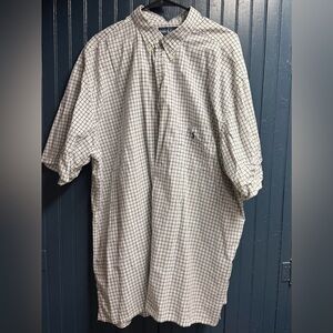 Ralph Lauren Men's Plaid Shirt - Black and White